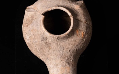 Ancient Roman Terracotta oil lamp, 10 cm Oil lamp