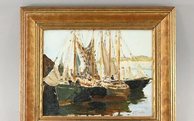 Anthony Thieme - Ships at Dock