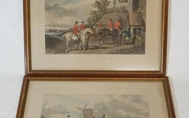 Antique British Hand Colored Sporting Engravings