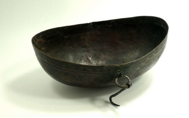 Antique Islamic Kashkul (Beggar's Bowl)