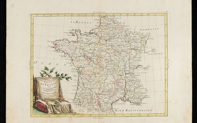 Antonio Zatta (1722 - 1804), Kingdom of France divided into its governments, 1776