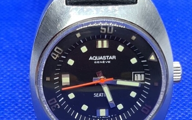 Aquastar - Diver Seatime - Stahl - Kaliber AS2066 - Men - Schweiz um 1930