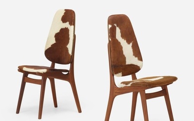Arne Hovmand-Olsen, Dining chairs, pair
