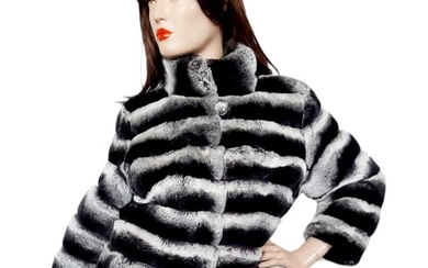 Artisan Furrier - Chinchilla Rex Fur coat - Made in: Italy