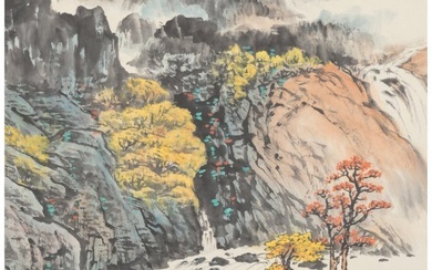 78139: Attributed to Guan Shanyue (Chinese, 1912-2000)