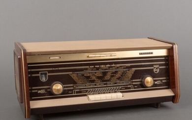 Bakelieten Bi-Ampli radio, uitvoering Philips, jaren '50, 24 x...