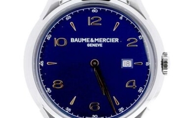 Baume & Mercier - Clifton Date 45mm Steel Blue Dial - M0A10420 - Unisex - 2020