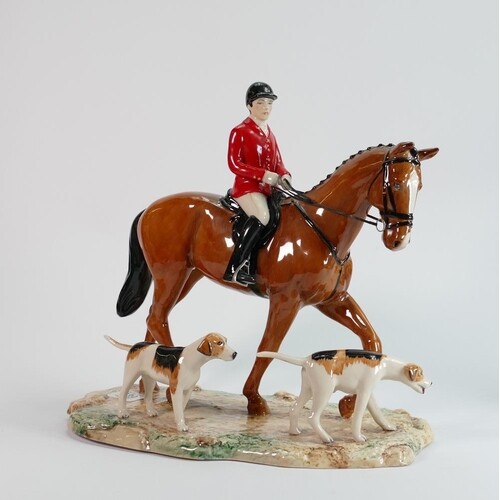 Beswick large tableau piece The Hunt: limited edition of 10...