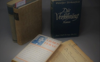 Birkenfeld, Günther (1901-1966) Konvolut von 5 Werken in erster Ausgabe
