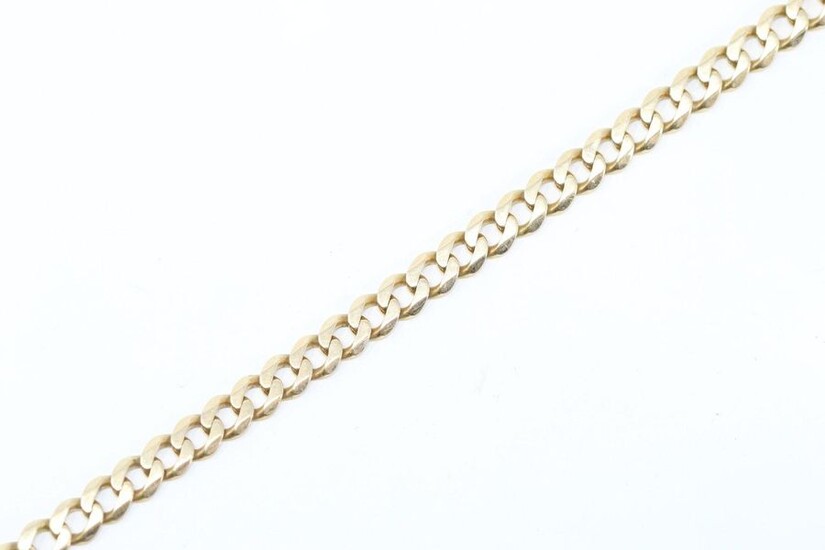 Bracelet in 18k (750) yellow gold with chain link.