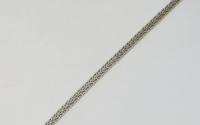 Bracelet mailles souples en or 18 K L. : 19 cm Poids total. : 14.93...