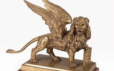Bronze Figure of the Lion of St. Mark