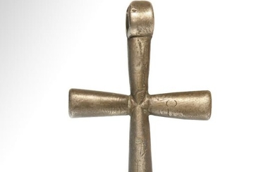 Byzantine Silver Cross, c. 6th-8th Century A.D.
