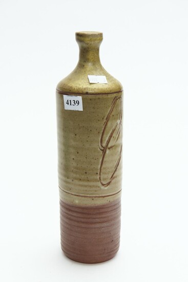 CARL MCCONNELL, STONEWARE BOTTLE VASE, H. 30CM, LEONARD JOEL LOCAL DELIVERY SIZE: SMALL