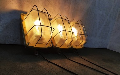 Caged Lamps - Lamp (3) - Aluminium, Glass, Metal
