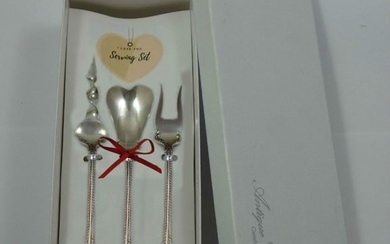 Cambridge by Gorham Sterling Silver "I Love You" Serving Set 3pc Custom Made