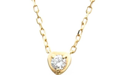 Cartier Diamants Legers De Cartier Yellow Gold (18K) Diamond Men Women Fashion Pendant Necklace