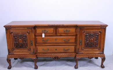 Carved Ball & Claw Sideboard