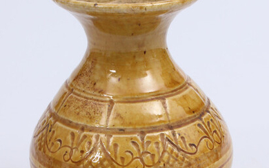 Ceramic vase Middle of 20th century. Ceramics. 14x7.5 cm.