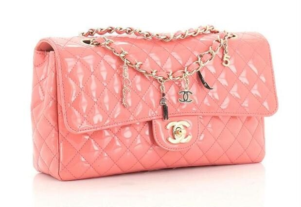 Chanel Valentines MultiCharm Rare SS Flap Bag  INTO