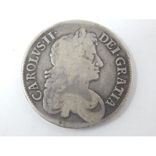 Charles II Silver Crown 1673