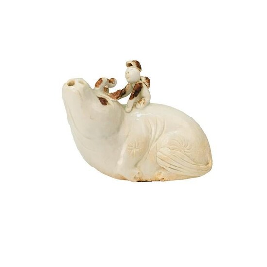 Chinese Celadon Glazed Figure