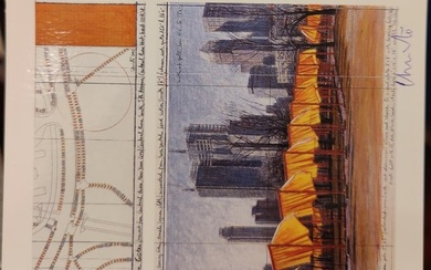 Christo Signed Postcard Gates Project Central Park, NYC XXIV