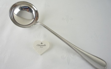 Christofle - Pollepel - Soup ladle - Perles - Silverplate