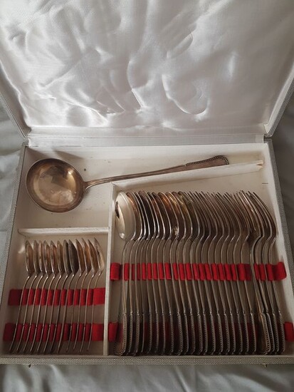 Coffee spoons, Forks, Spoons (1) - Silver plated