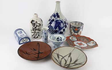 Collection of oriental porcelain and ceramics. (10)