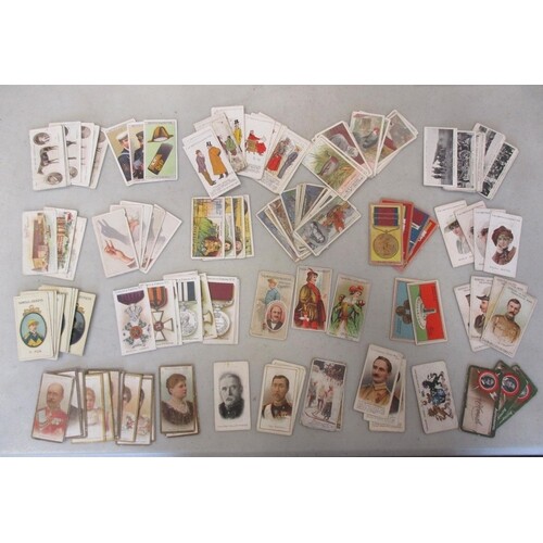 Coln. of better part sets and type cards in very mixed cond....