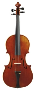 Contemporary Violin - Unlabeled, length of one-piece back 354 mm.