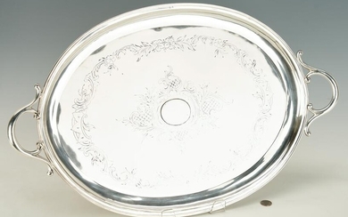 Continental Silver Waiter Tray