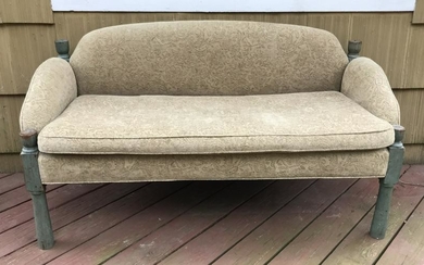 Custom Made Sofa Using 18th Century Wood Carvings