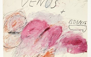 Cy Twombly On Paper Paris 2013 offset lithograph
