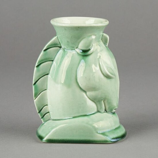 Deco Moderne American Art Pottery Horse Head Vase