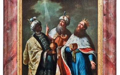 Die Heiligen Drei Könige und der Stern von Bethlehem, Österreich, 18. Jh.