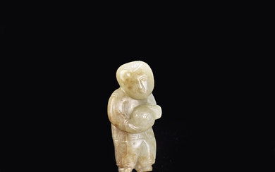 ENFANT EN JADE CÉLADON CHINE, DYNASTIE SONG (960-1279)