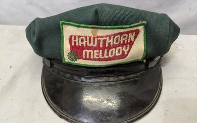 Early Hawthorn Mellody Dairy Delivery Man Hat Cap