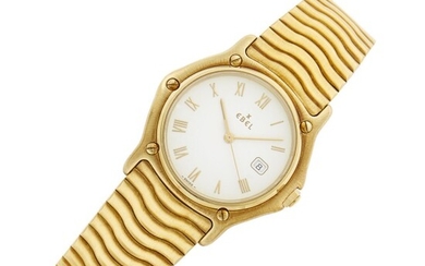 Ebel Gentleman's Gold 'Sportwave' Wristwatch, Ref. 883909