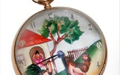 Erotic Animal Related / Themed Ball Clock