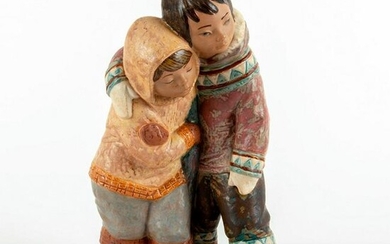 Eskimo Boy and Girl 1012038.3 - Lladro Porcelain