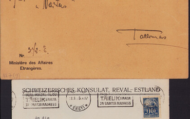 Estonia Group of Envelopes 1925 - Tallinn (2)