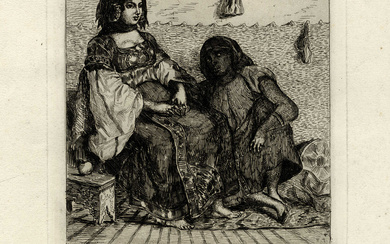 Eugéne Delacroix, Juive d'Alger. 1833-65.