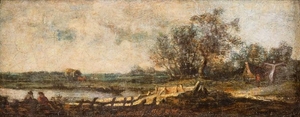 FLEMISH SCHOOL Master active about 1800 FLUVIAL