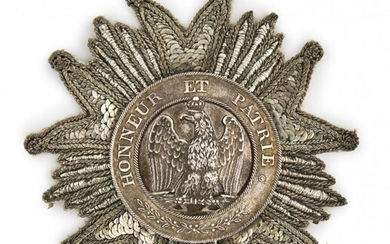 FRANCE - ORDRE DE LA LEGION D'HONNEUR Plaque de Grand-Officier.