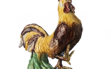 Faience rooster by Antonio Alves Cunha