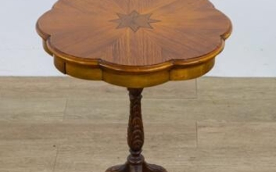 Federal Style Parquetry Side Table
