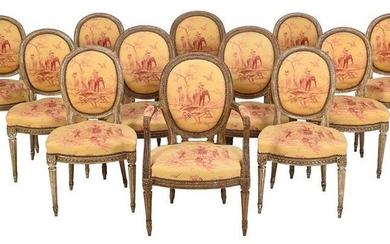 Fine Assembled Set Louis XVI Dining Chairs