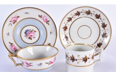 Flight Barr and Barr Worcester teacup and saucer, the saucer...